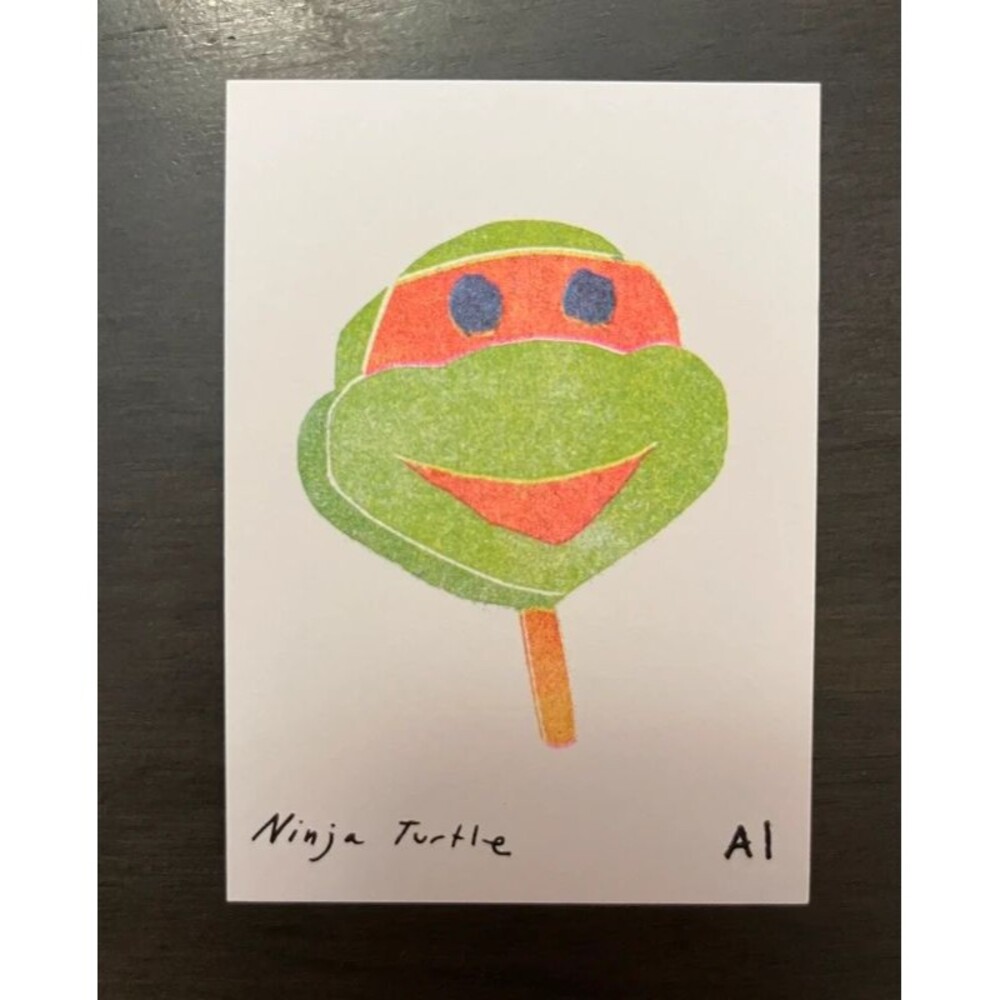 Ana Inciardi Mini Print - Ninja Turtle